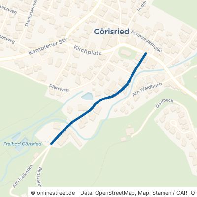 Waldbachstraße Görisried 