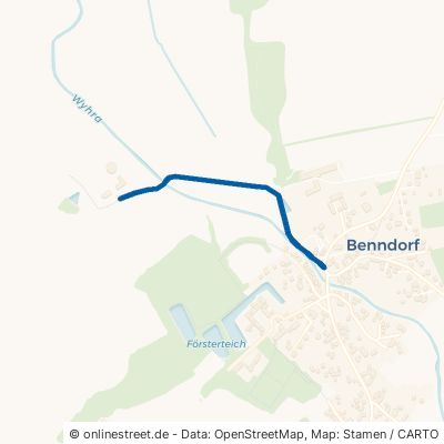 Wyhraer Weg Frohburg Benndorf 