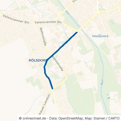 Monschauer Straße Düren Rölsdorf 
