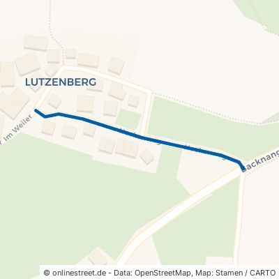 Heckenweg Althütte Lutzenberg 