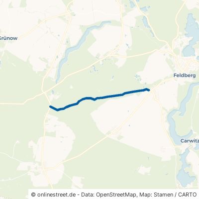 Herrenweg Feldberger Seenlandschaft Lüttenhagen 