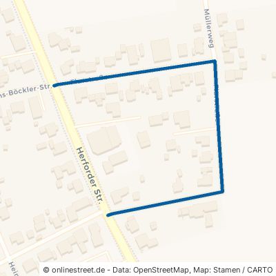 Flurstraße Hiddenhausen Schweicheln-Bermbeck 