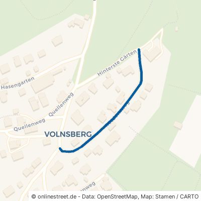 Rotdornweg Siegen Volnsberg 