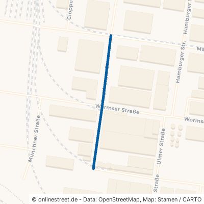 Augsburger Straße Darmstadt Gewerbegebiet Nord 