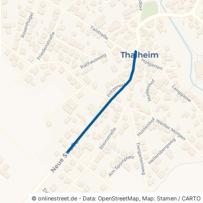 Neue Straße Dornburg Thalheim 