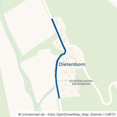 Helbetalstr. Sondershausen Dietenborn 