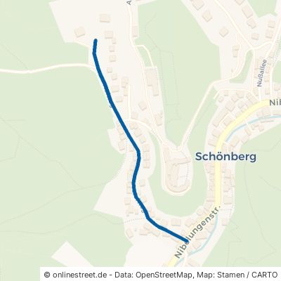 Hofweg Bensheim Schönberg 