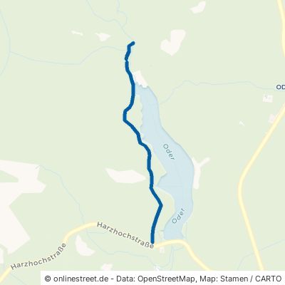 Oderteichweg Harz Lauterberg 