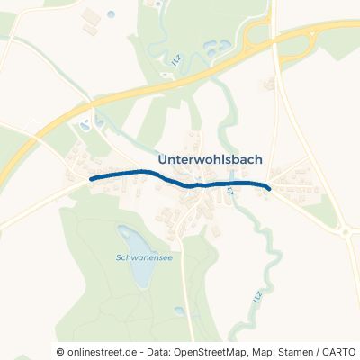 Lautertalstraße Rödental Unterwohlsbach 