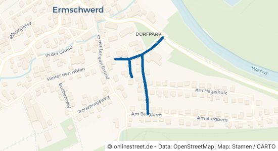 Parkweg Witzenhausen Ermschwerd 