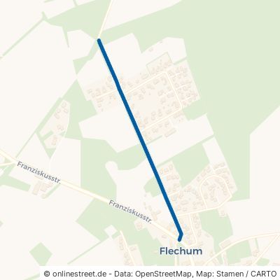 Sattelweg Haselünne Flechum 