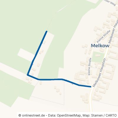 Waldweg Wust-Fischbeck Melkow 