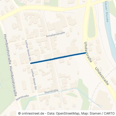 Casparistraße Zwickau Innenstadt 