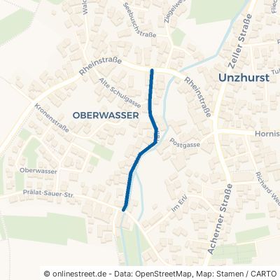 Mühlbachstraße Ottersweier Unzhurst 