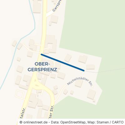 Quellenstraße Reichelsheim Gersprenz 