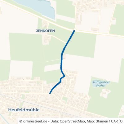 Höglinger Straße Bruckmühl Heufeldmühle 