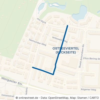 Fridtjof-Nansen-Straße Greifswald Ostseeviertel 