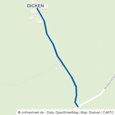 Dickenweg Schönau am Königssee Hinterschönau 