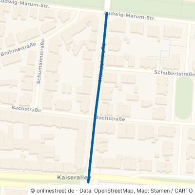 Händelstraße Karlsruhe Mühlburg 
