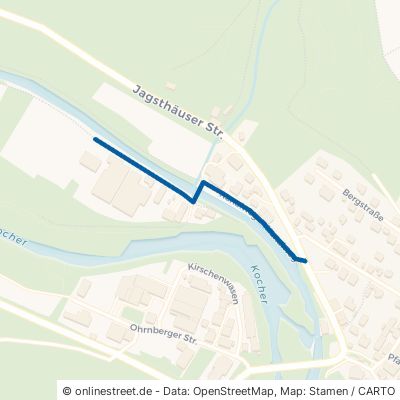 Kanalweg Forchtenberg Sindringen 