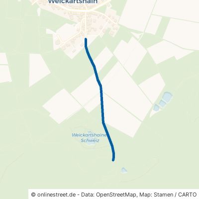 Laubacher-Wald-Weg Grünberg Weickartshain 
