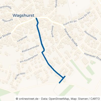 Wehrstraße Achern Wagshurst 