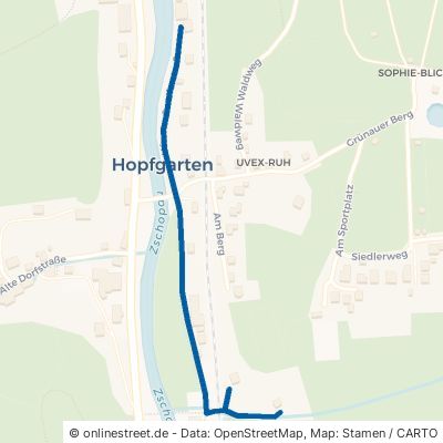 Uferstraße Großolbersdorf Hopfgarten 