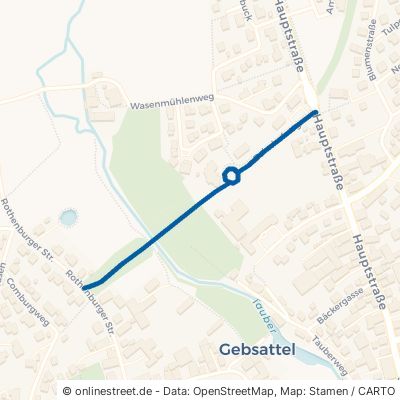 Bahnhofweg Gebsattel 