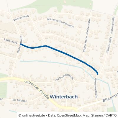 Worrachstraße Sankt Wendel Winterbach 