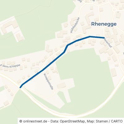 Knappstraße Diemelsee Rhenegge 