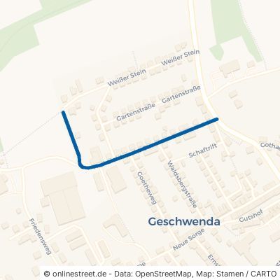 Karl-Liebknecht-Straße Geratal Geschwenda 