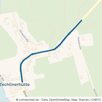 Neustrelitzer Straße Rheinsberg Zechlinerhütte 