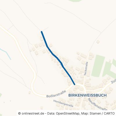 Schneidersbergstraße Berglen Birkenweißbuch 