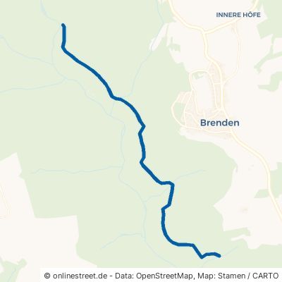 Dachswaldweg Ühlingen-Birkendorf Brenden 