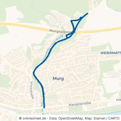 Murgtalstraße Murg 