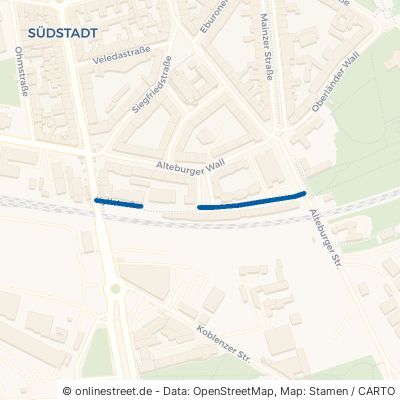 Kyllstraße Köln Neustadt-Süd 