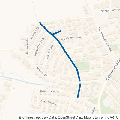 Wielandstraße Kernen im Remstal Stetten 