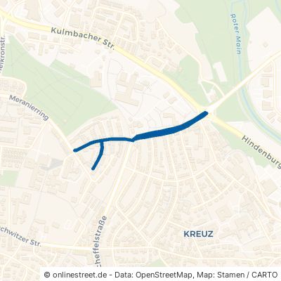 Dr.-Würzburger-Straße Bayreuth Kreuz 