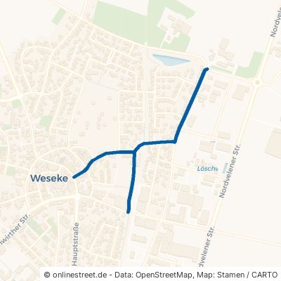 Holthausener Straße Borken Weseke 
