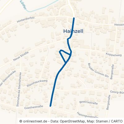 Kirchbergstraße Hosenfeld Hainzell 