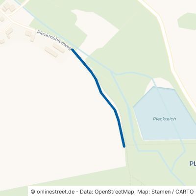 Pleckmühlweg Trossin Dahlenberg 