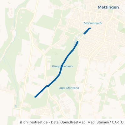 Köllbachweg Mettingen Wiehe 
