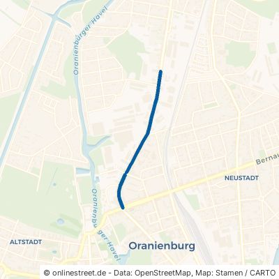 Sachsenhausener Straße Oranienburg 