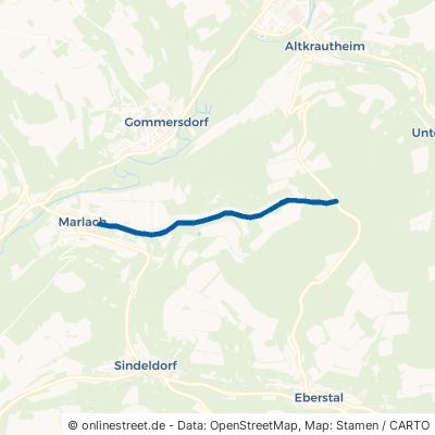 Ginsbacher Weg Schöntal Marlach 
