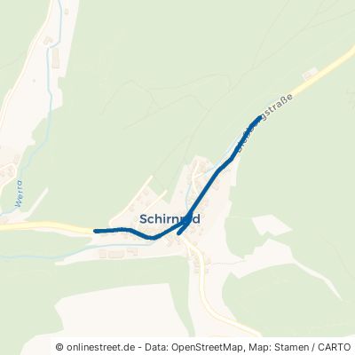 Bleßbergstraße Eisfeld Schirnrod 