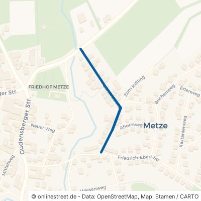 Gartenstraße Niedenstein Metze 