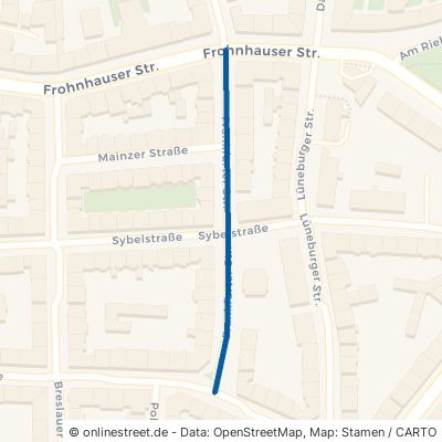 Frankfurter Straße 45145 Essen Frohnhausen Stadtbezirke III