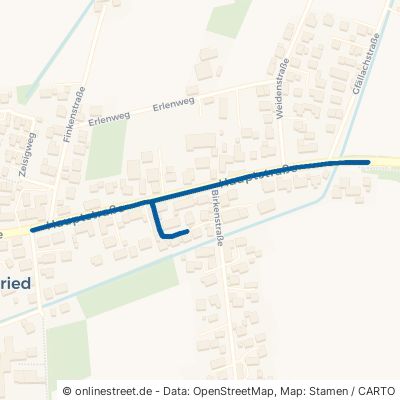 Hauptstraße Moosinning Eichenried 