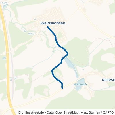 Neuhofer Straße Rödental Waldsachsen 