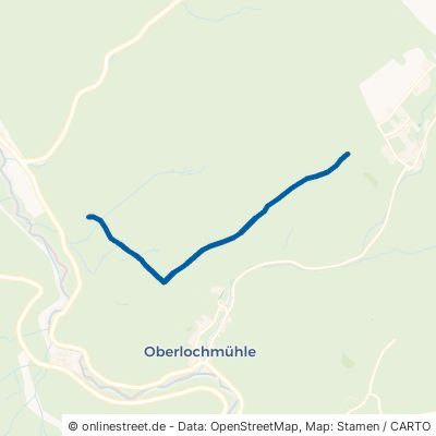 Zenkerweg Olbernhau Oberlochmühle 